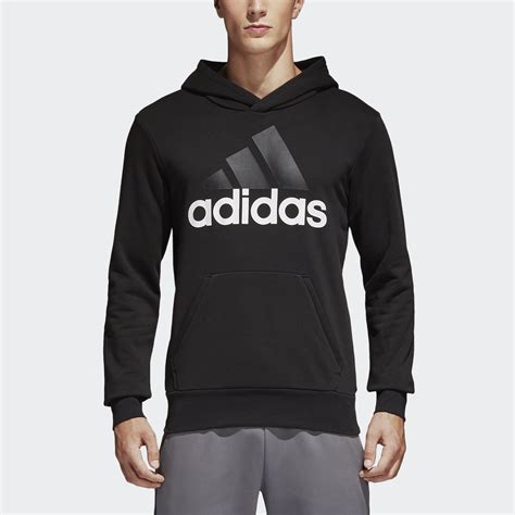 adidas herren hoodie schwarz|Adidas pullover hoodie black.